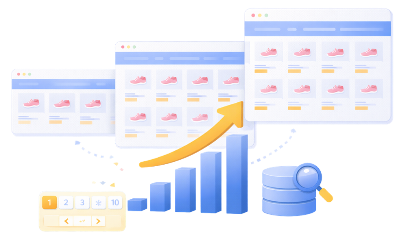 Scales with your catalog