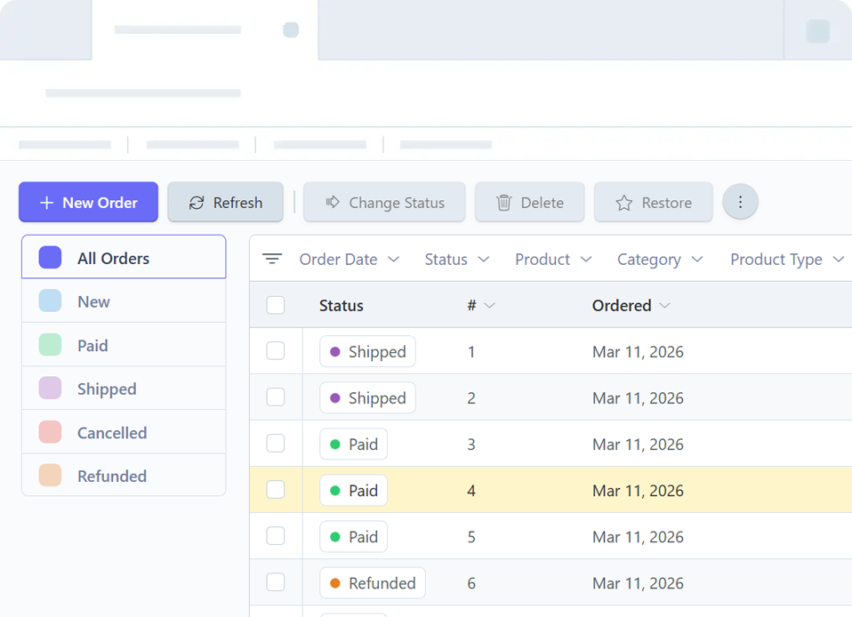 Meloncart admin panel
