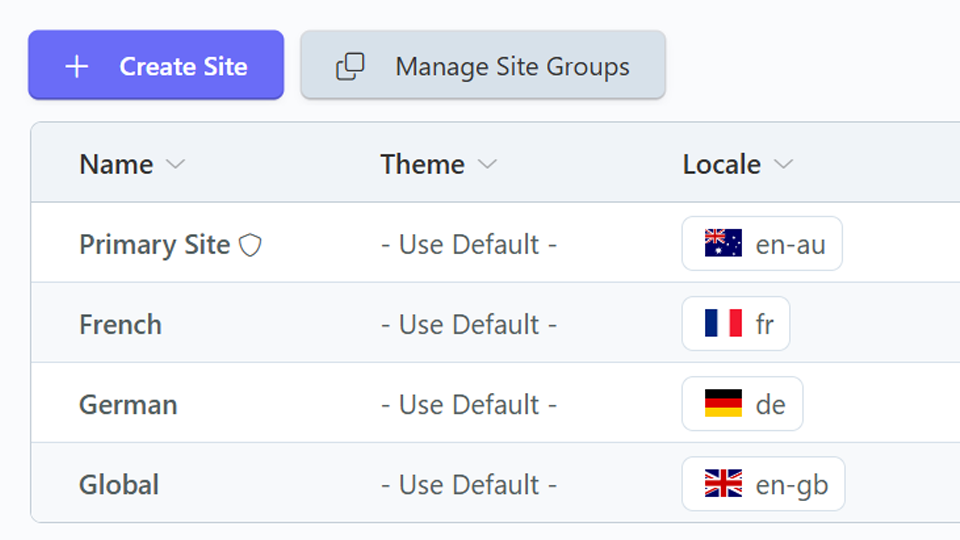 Multi-language support